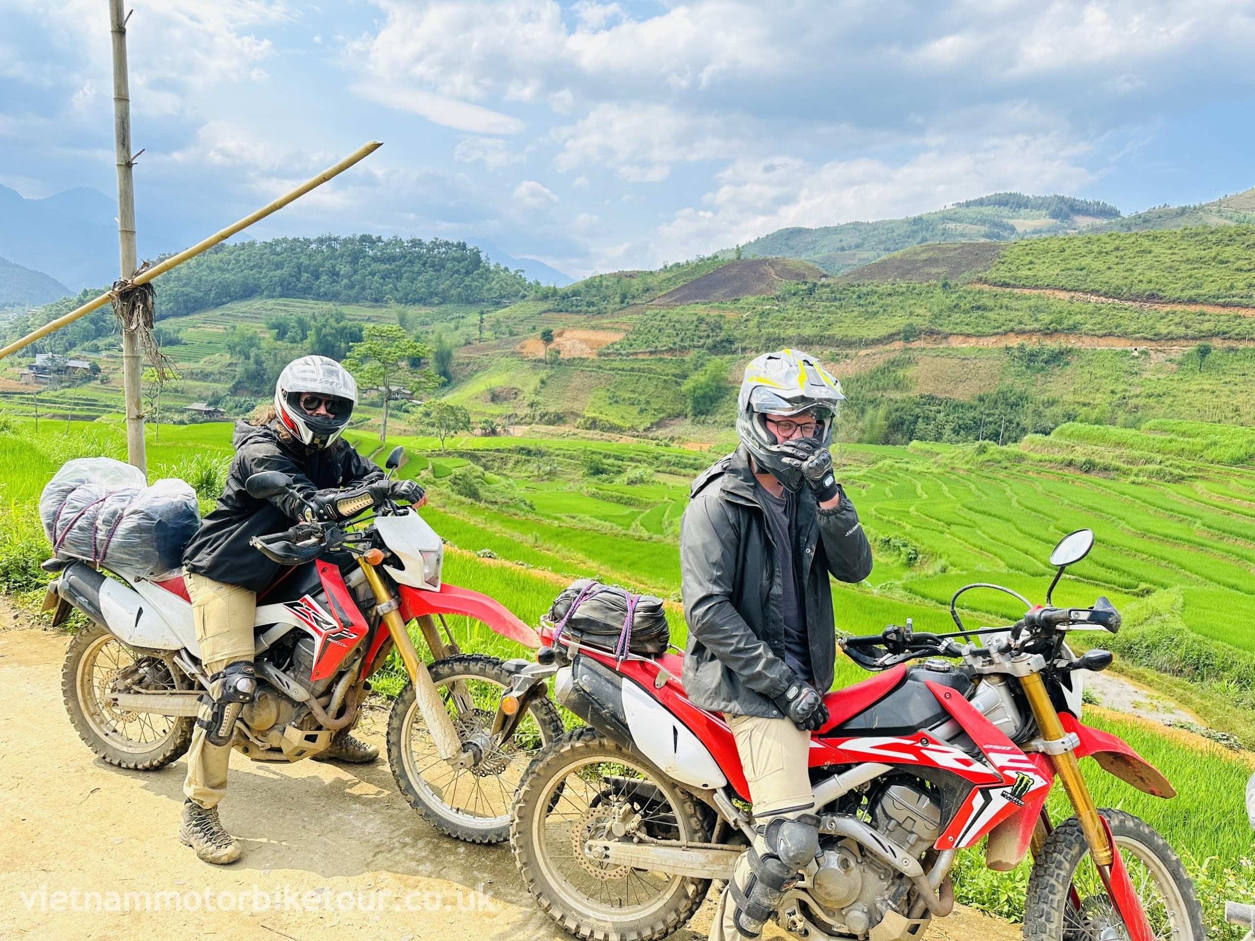 When is the Best Time to join Hanoi Motorbike Tours to Sapa? vietnam motorbike tours to mai chau 1 scaled - When is the Best Time to join Hanoi Motorbike Tours to Sapa?