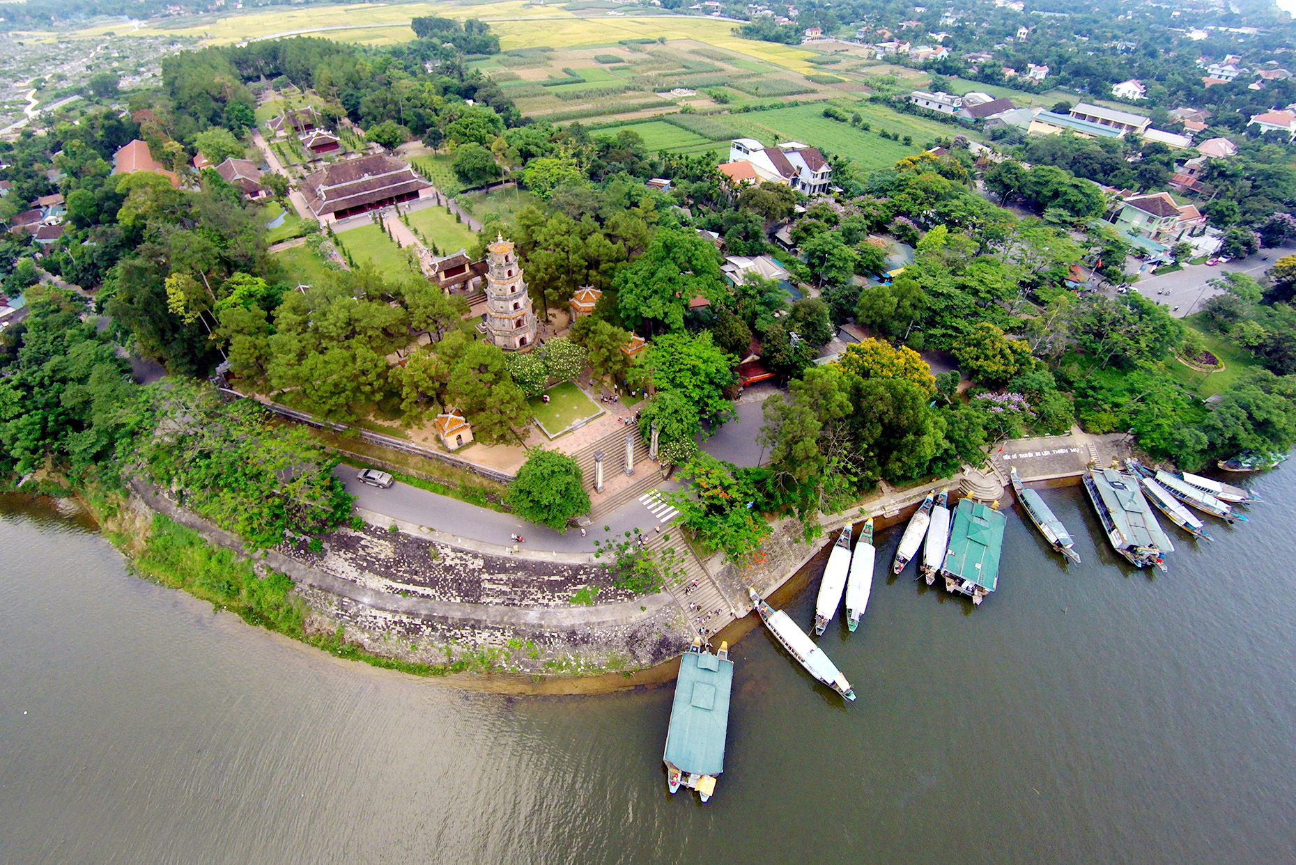 Hoi An Motorcycle Tour To Hanoi On Ho Chi Minh Trail - 12 Days Thien Mu Pagoda - Hoi An Motorcycle Tour To Hanoi On Ho Chi Minh Trail - 12 Days